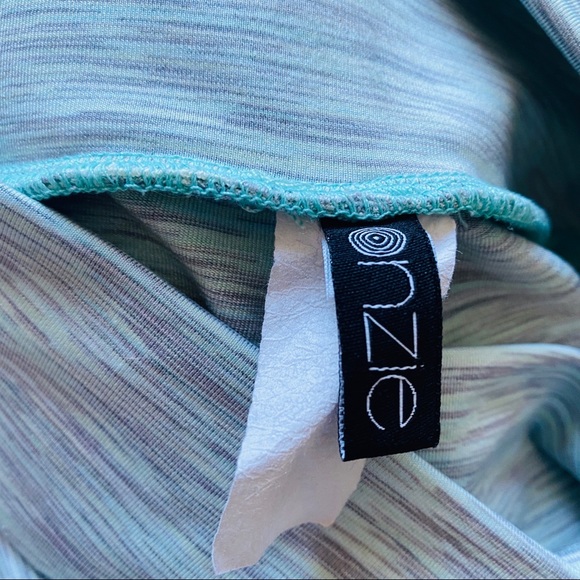 Onzie Yoga Ballerina Mint Heather Leggings - Picture 6 of 7